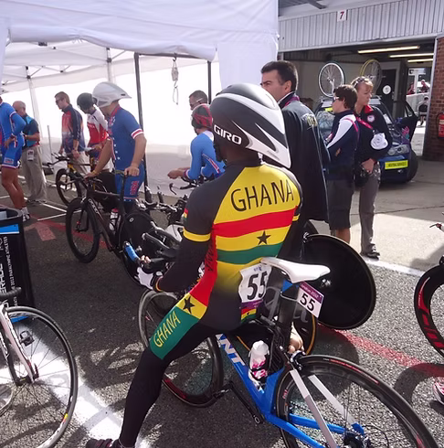 Alem Mumuni cycling